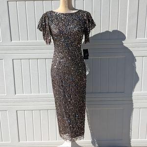 NWT Adrianna Papell Beaded Dress